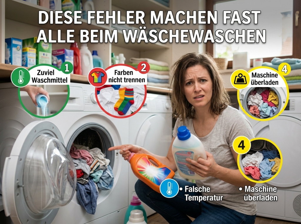 Fehler Wäschewaschen